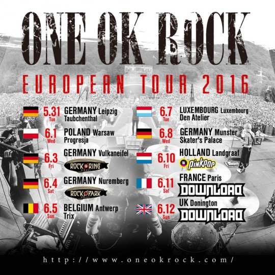 2016 Europe Tour