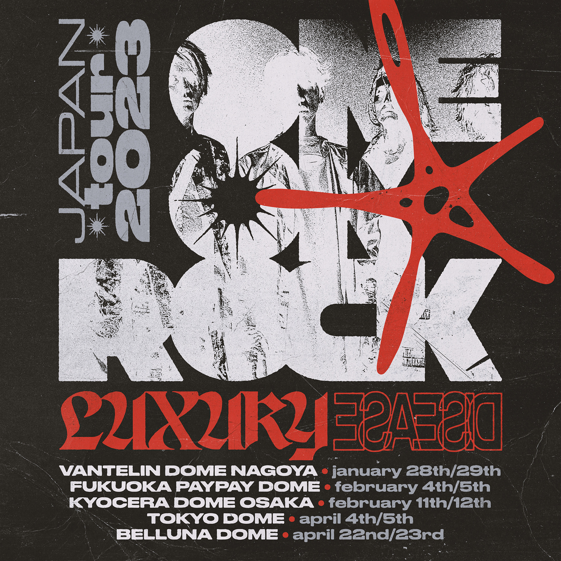 ONE OK ROCK 2023 LUXURY DISEASE JAPAN TOUR