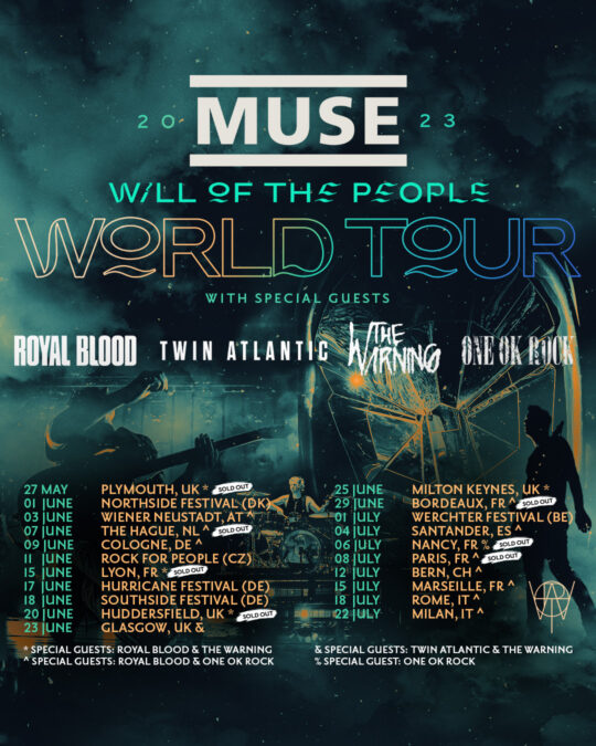 muse tour dates 2023