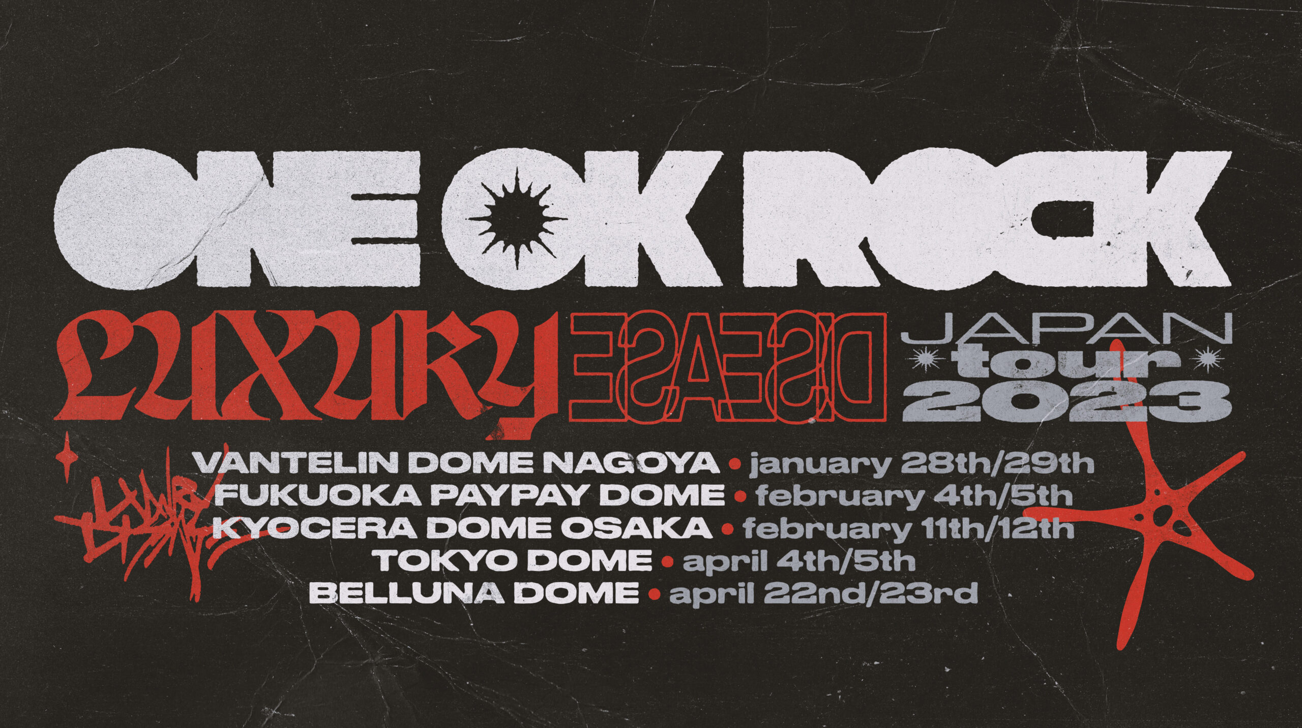 one ok rock japan tour setlist