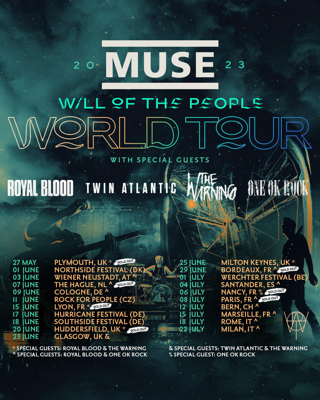 muse tour europe