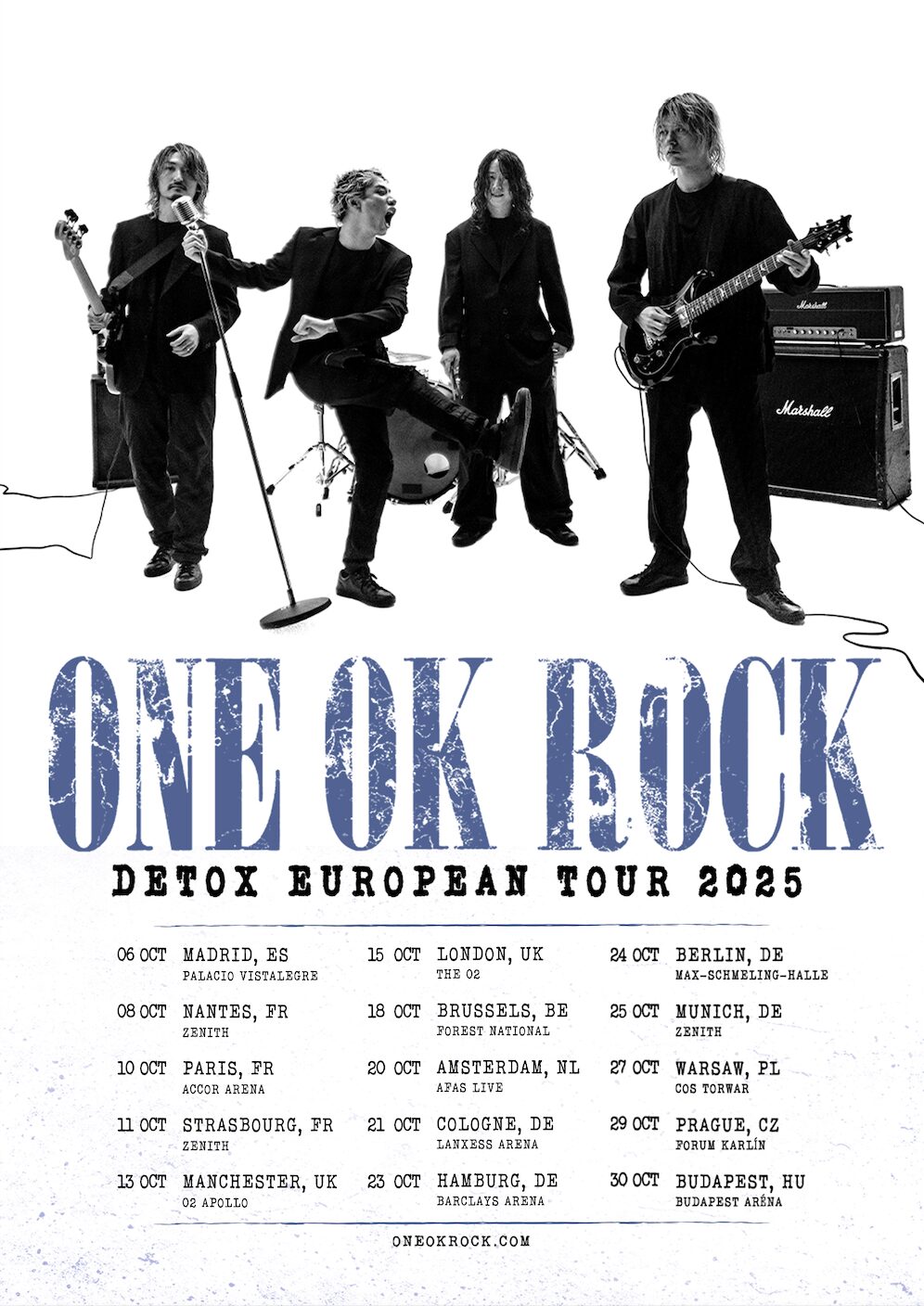 ONE OK ROCK DETOX European Tour 2025