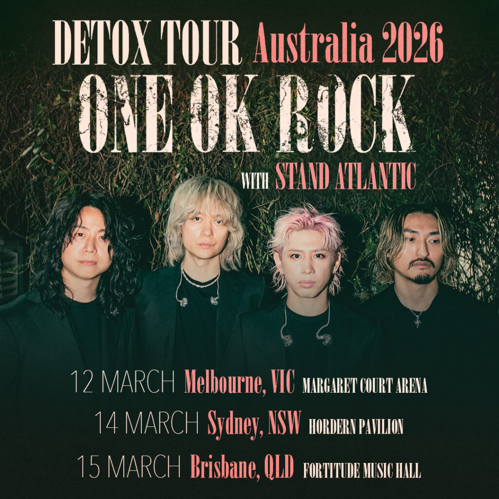 ONE OK ROCK DETOX Australia Tour 2026