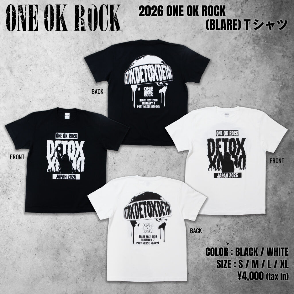 2026 ONE OK ROCK (BLARE) Tシャツ 通信販売